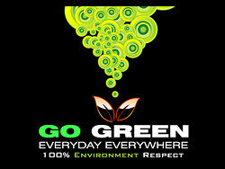 绿色环保设计主题矢量图