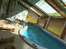 室内游泳池3D模型