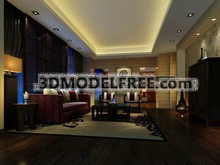 酒店特殊房间3D模型1-3款