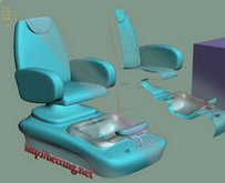 修足椅 pedicure chair 3dsmax 9格式模型