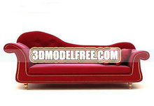 精致软卧沙发3D模型