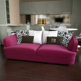 紫色双人沙发3D模型（含贴图）