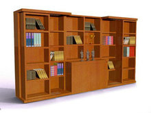 实木组合书柜
