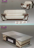 白色典雅沙发和茶几3D模型