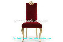 欧式软椅3D模型
