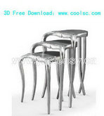 家庭实用椅子3D模型（含材质）