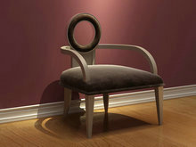 简欧休闲椅3D模型（含材质）