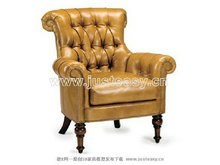 黄色老板沙发椅3D模型（含材质）
