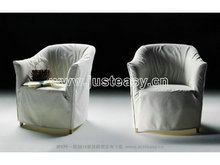 现代白色布艺沙发3D模型（含材质）