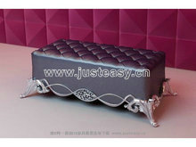 灰色欧式经典床头凳3D模型（含材质）