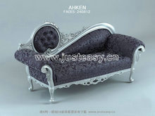 欧式紫色双人沙发