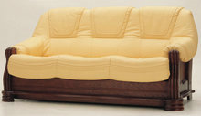 实木底座多人布艺沙发3D模型（含材质）