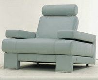 休闲区单人布艺沙发3D模型