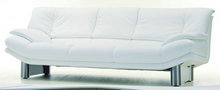 白色个性多人布艺软沙发3D模型