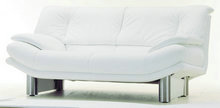 白色个性双人布艺软沙发3D模型