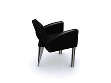 欧式时尚风格黑色单体沙发椅