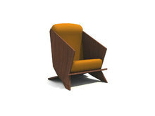 中式单体木制沙发椅