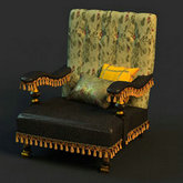 欧式典雅书房椅3D模型