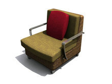 现代舒适单人沙发