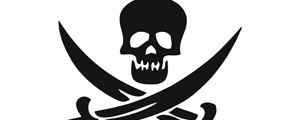 海盗标志矢量图