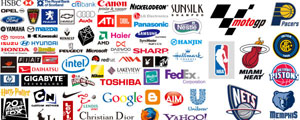 世界知名企业品牌标志大全矢量图