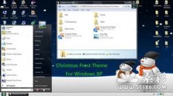 Christmas Frost Theme for XP