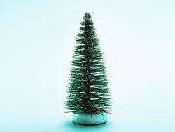绿色简单圣诞树