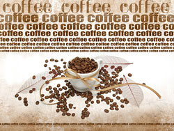 咖啡豆咖啡杯高清图片-5