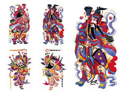 中国传统门神财神高清图片-1