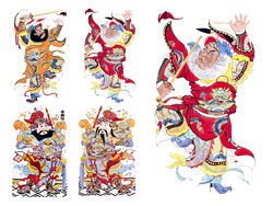 中国传统门神财神高清图片-2