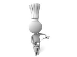 厨师3D小人高清图片