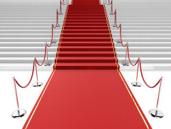 红地毯3d楼梯图片素材