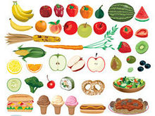 水果蔬菜食物矢量图
