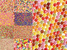 色彩缤纷糖果的高清图片