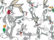 兔八哥Bugs Bunny卡通人物矢量图
