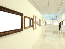 画廊与画框展厅高清图片