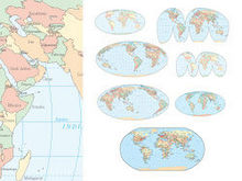 多款世界地图矢量图