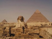 埃及金字塔狮身人面像高清素材2