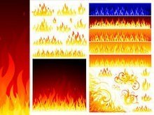 火焰燃烧矢量图