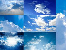朗空蓝天与白云高清图片