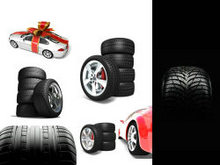 3D汽车轮胎高清图片