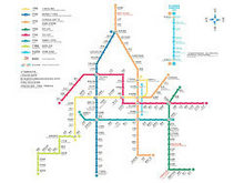 广州地铁线路图高清图片