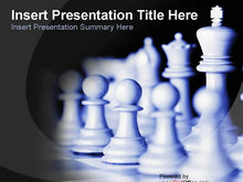 商业博弈国际象棋PPT模板