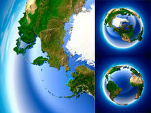 3D多角度地形图地球高清图片2