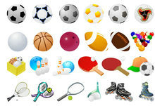 球类体育器材PSD素材