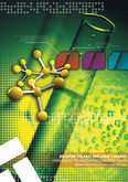 医疗医学分子结构DNA画册PSD素材