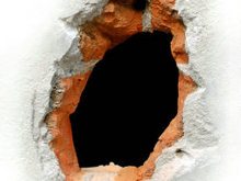 破洞窟窿墙壁高清图片4