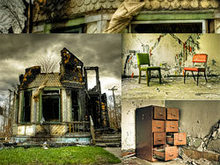 颓废废弃房屋高清图片2