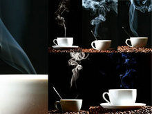 烟雾咖啡主题高清图片