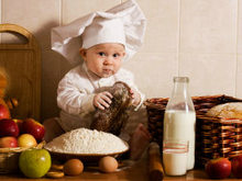 可爱儿童小厨师高清图片2